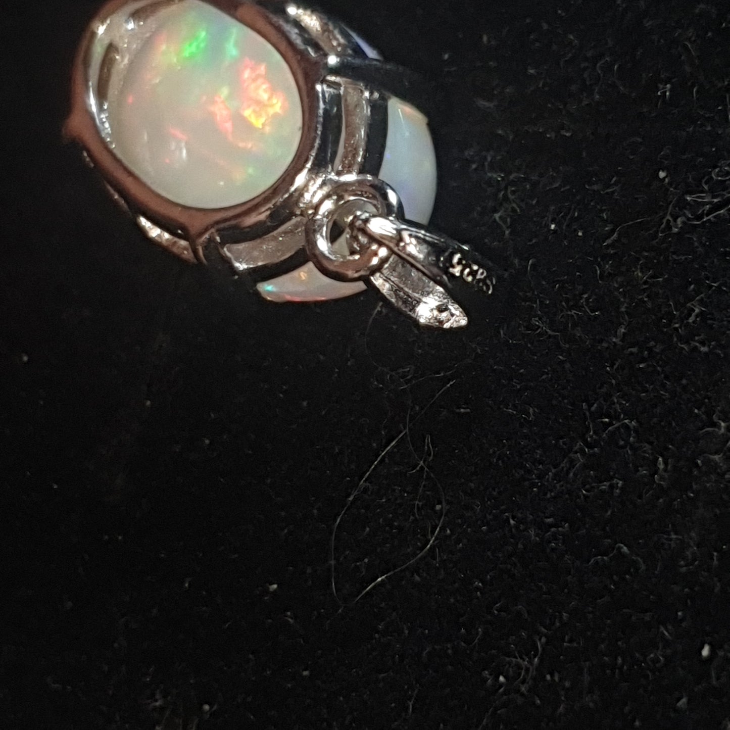 Pendentif argent s925 opale welo haute qualité 5.40 carats