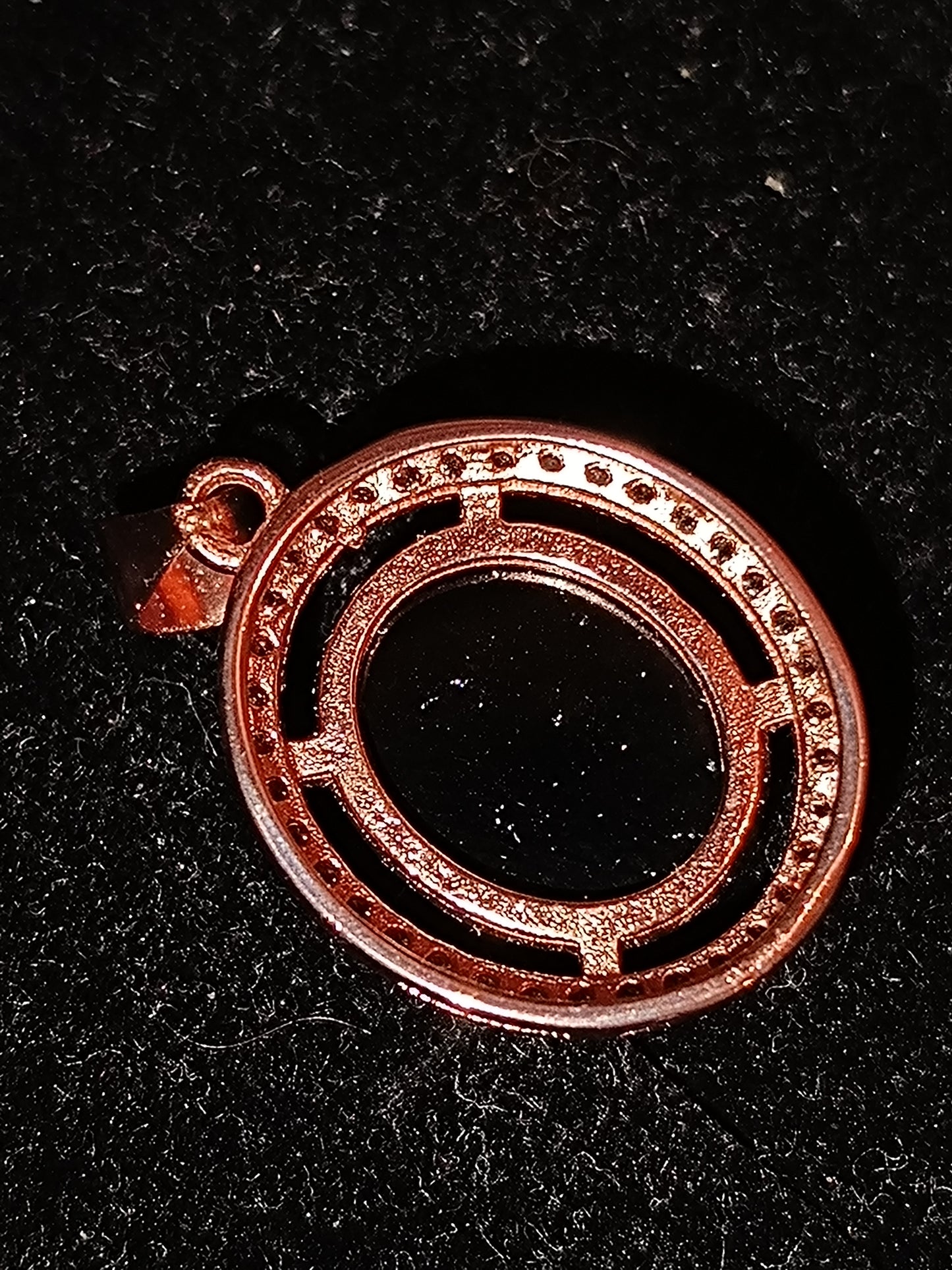 Pendentif argent s925 doré or fin opale welo et zirconiums