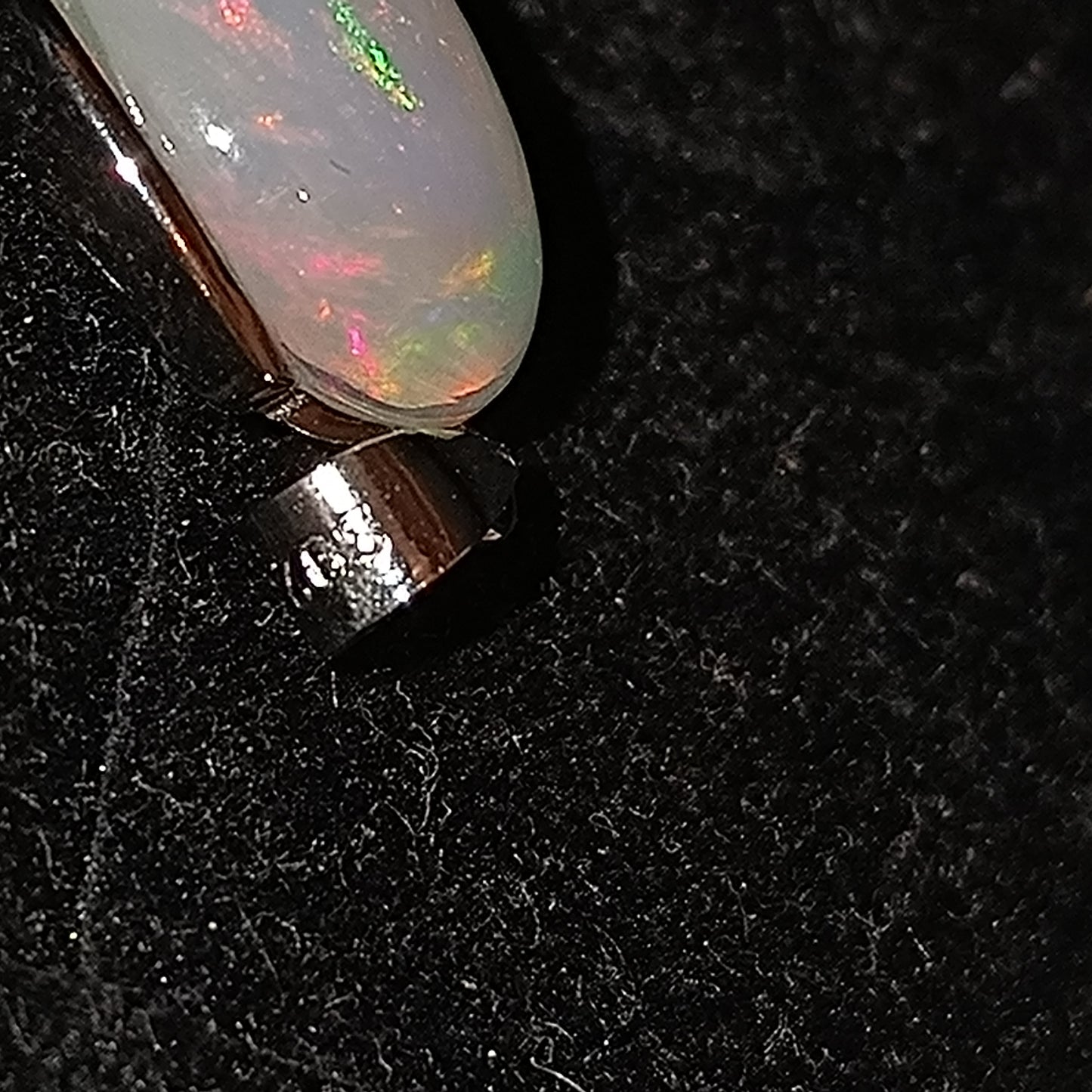 Pendentif argent s925 opale welo 3.90 cts