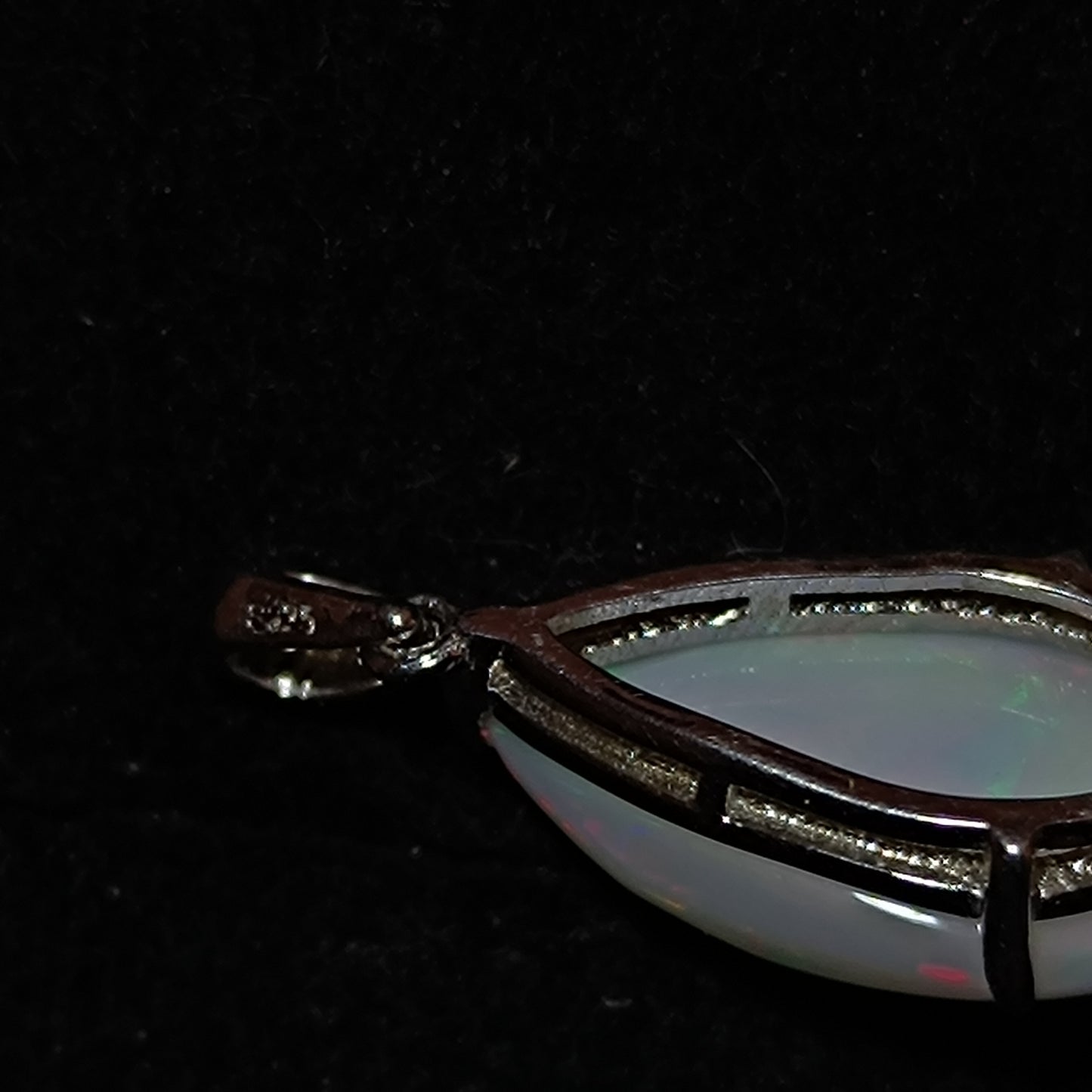 Pendentif argent s925 opale welo 5.75 carats