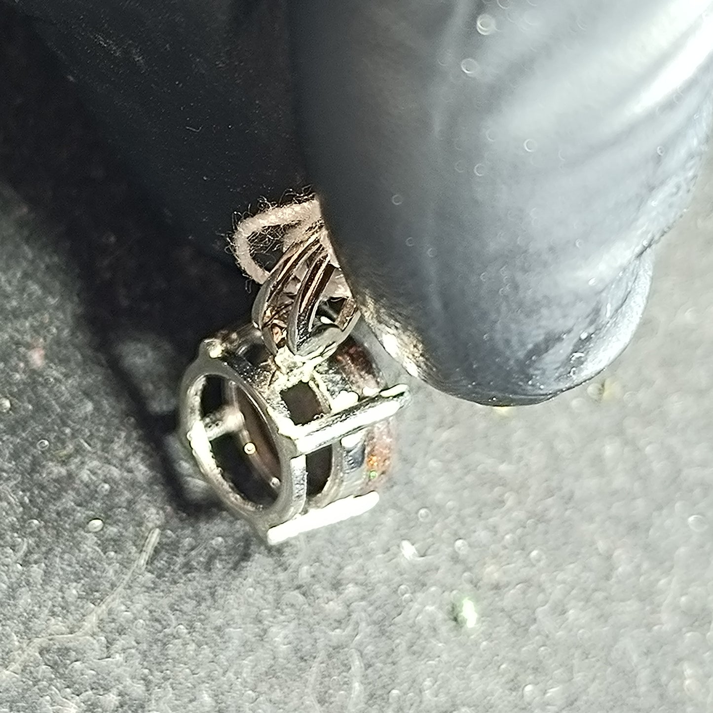 Pendentif argent s925 opale australienne hard Matrix 1.75 cts