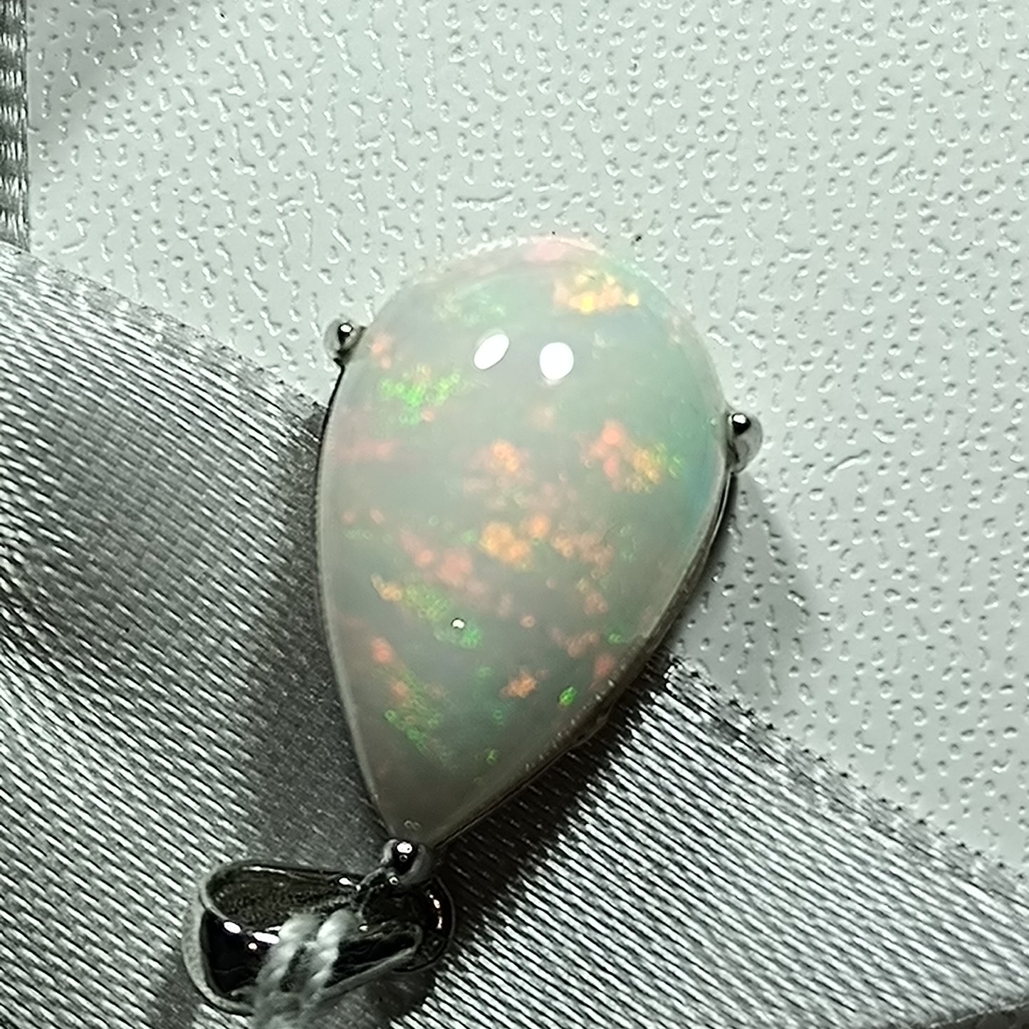 Pendentif argent s925 opale welo 5 carats