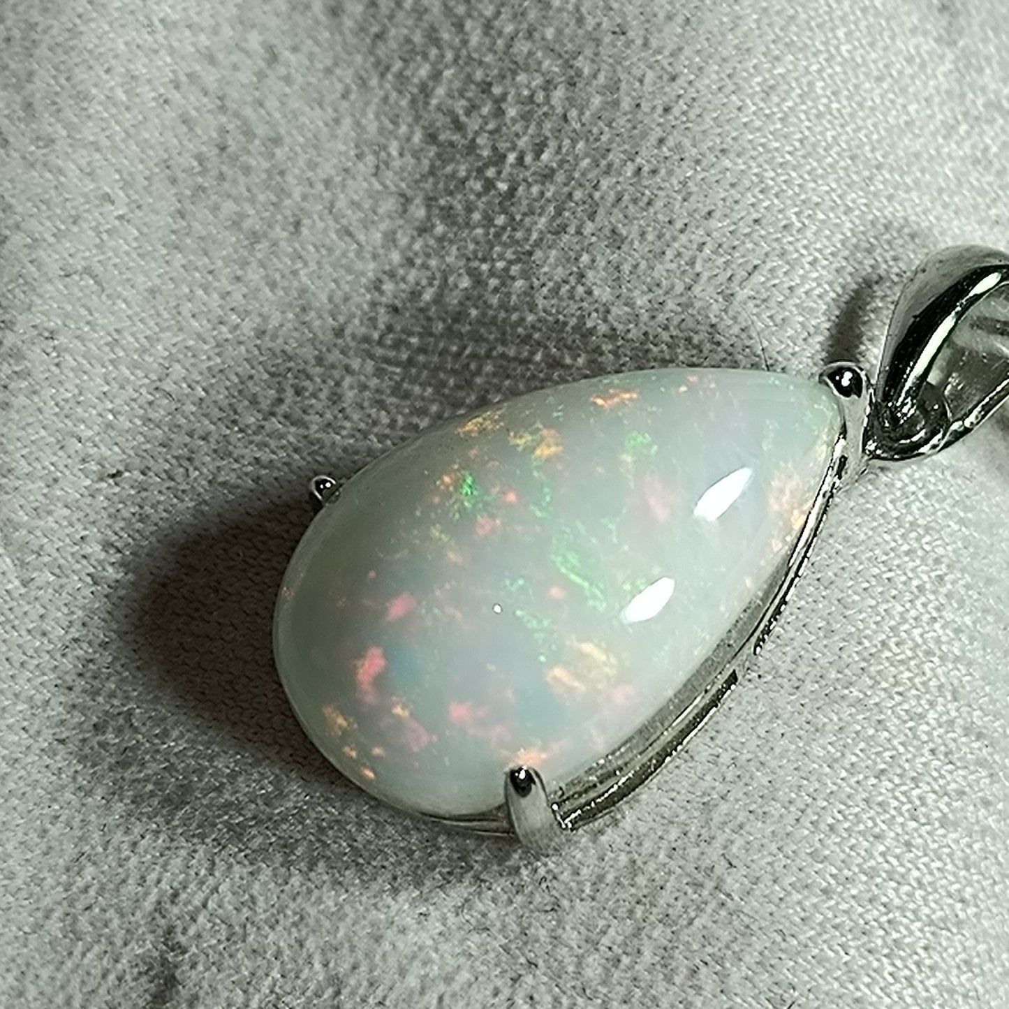 Pendentif argent s925 opale welo 5 carats