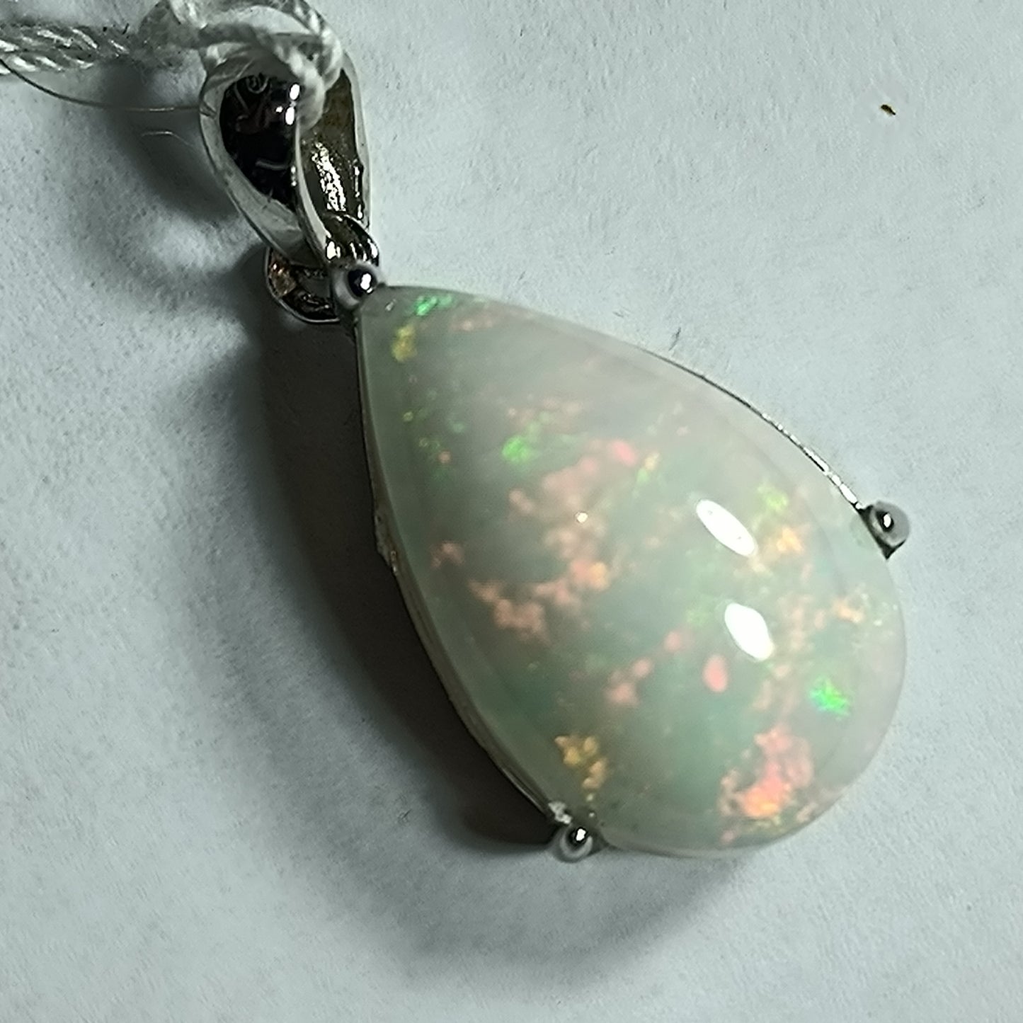 Pendentif argent s925 opale welo 5 carats