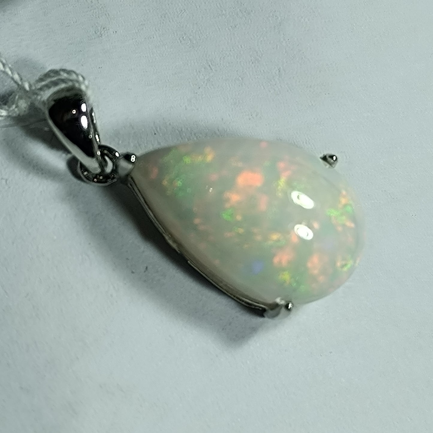 Pendentif argent s925 opale welo 5 carats