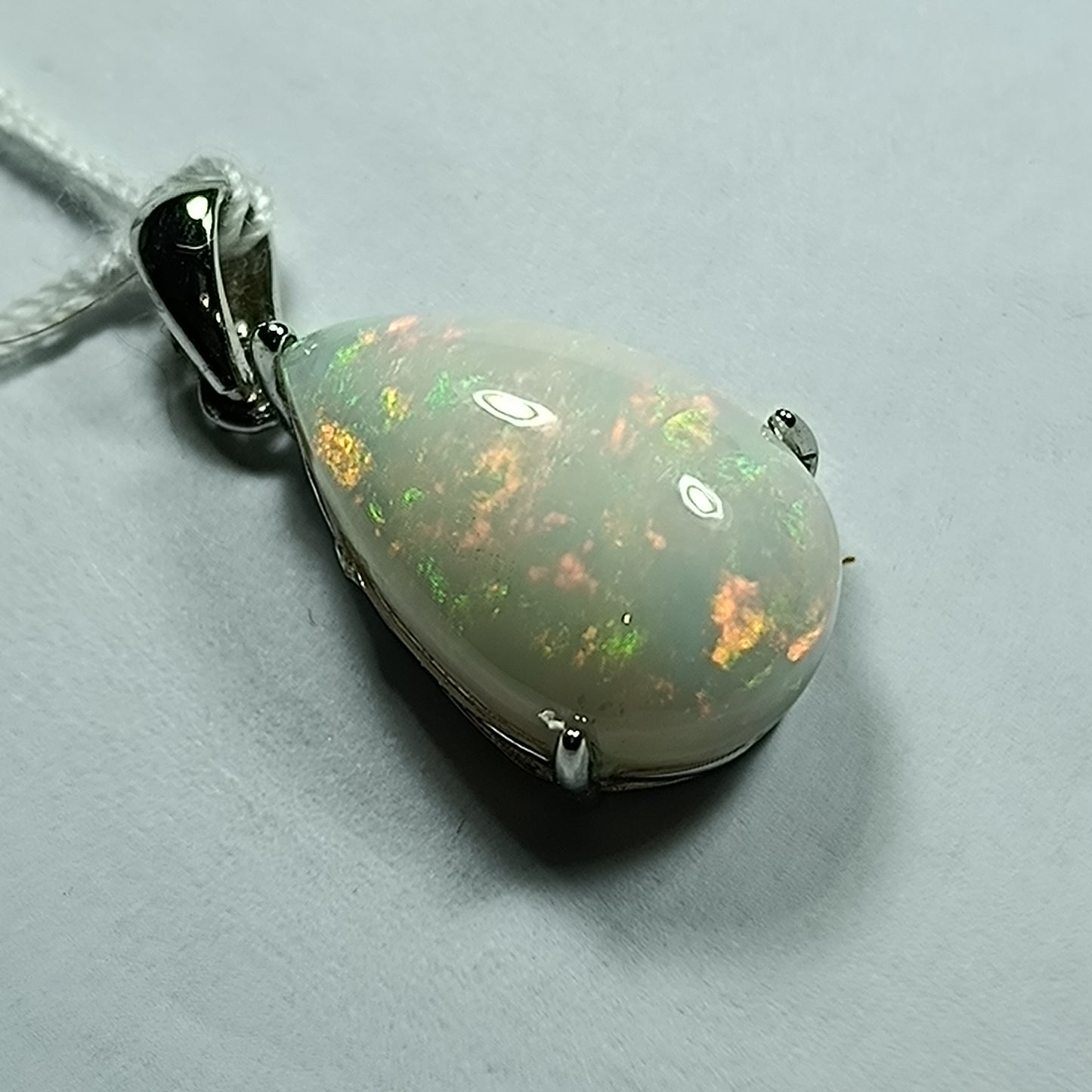 Pendentif argent s925 opale welo 5 carats