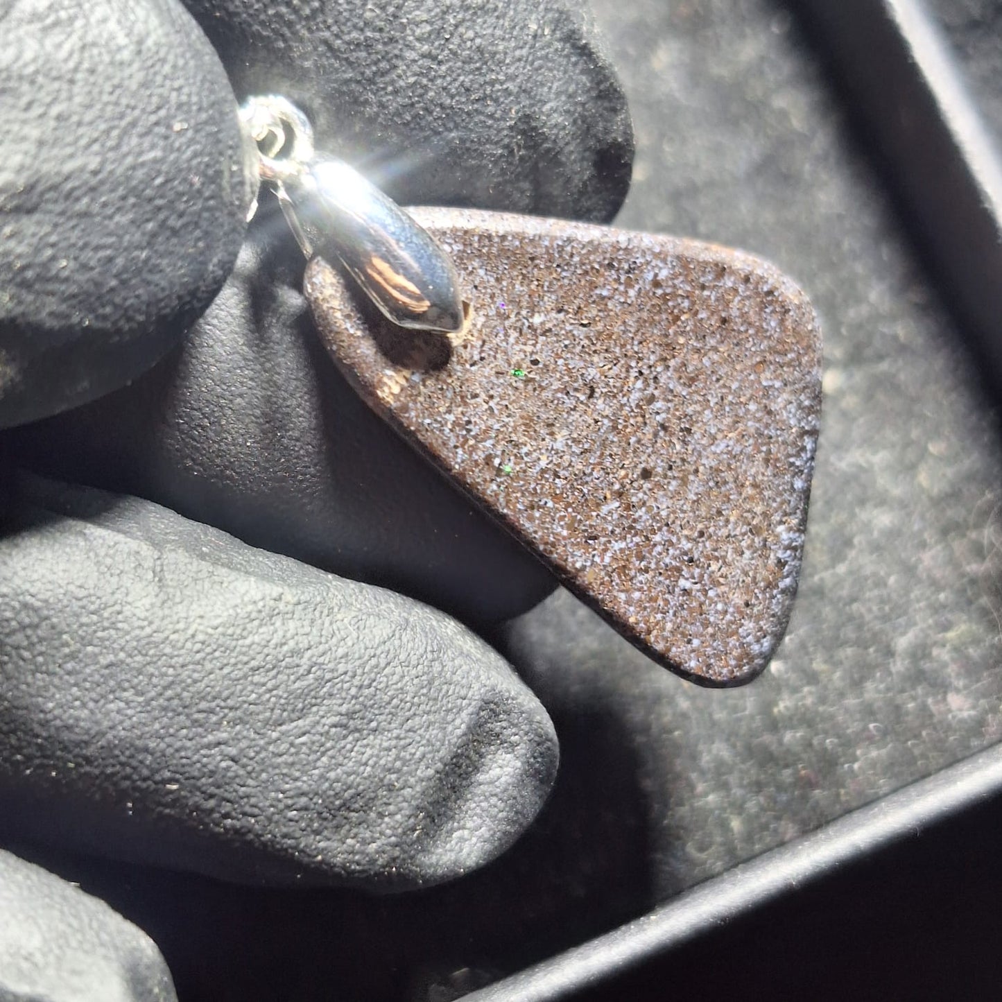 Pendentif opale australienne hard Matrix