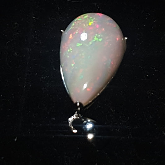 Pendentif argent s925 opale welo galaxie 4.30 carats