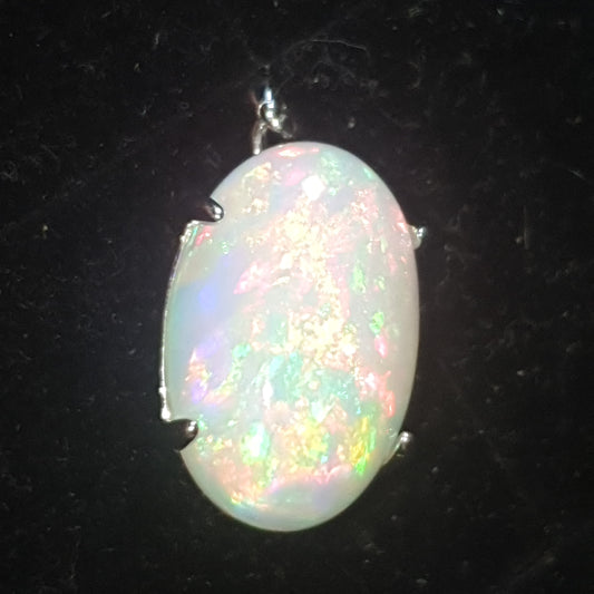 Pendentif argent s925 opale welo haute qualité 5.40 carats