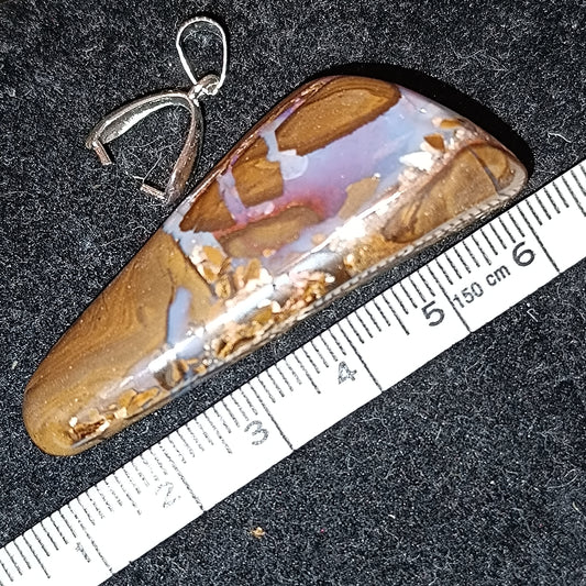 Grand pendentif opale boulder 82.05 carats