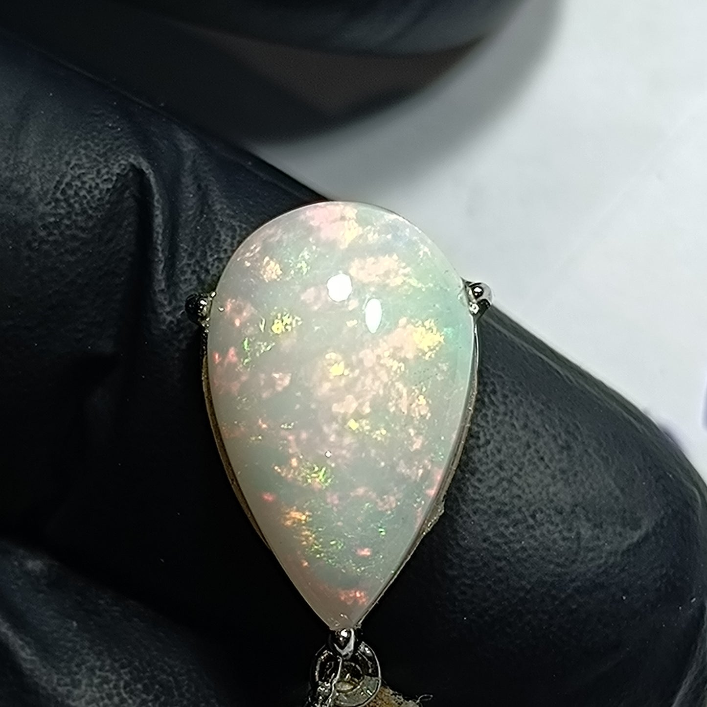 Pendentif argent s925 opale welo 5 carats