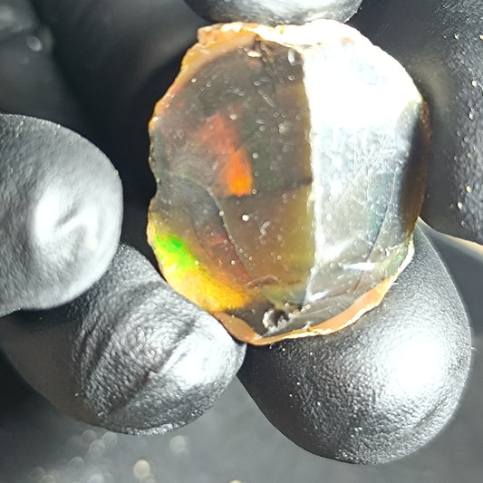 Natural black Stayish opal 35.50 carats
