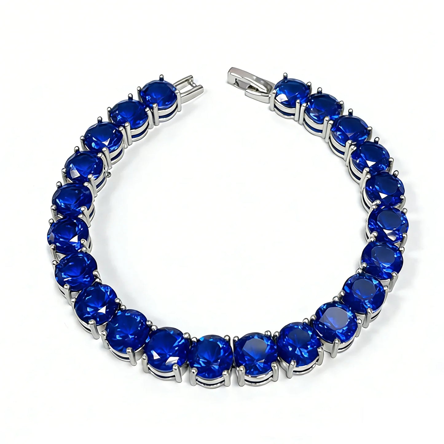 Bracelet de tennis en opale de feu, pierre précieuse irisée et colorée, bijou de luxe, cadeau bohème pour femmes et filles.