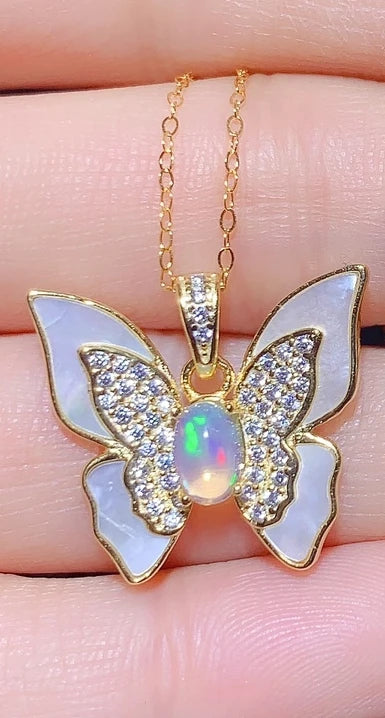 Parure de bijoux en opale naturelle pour femme en argent sterling 925 – Collier et ensemble élégant (vente en gros)